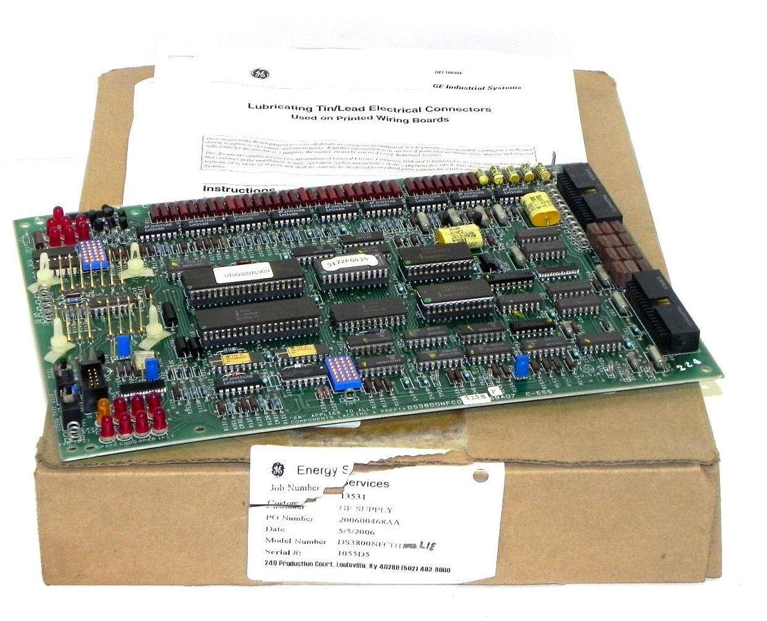 Used GENERAL ELECTRIC DS3800NFCD1L1E FIRING CIRCUIT CARD