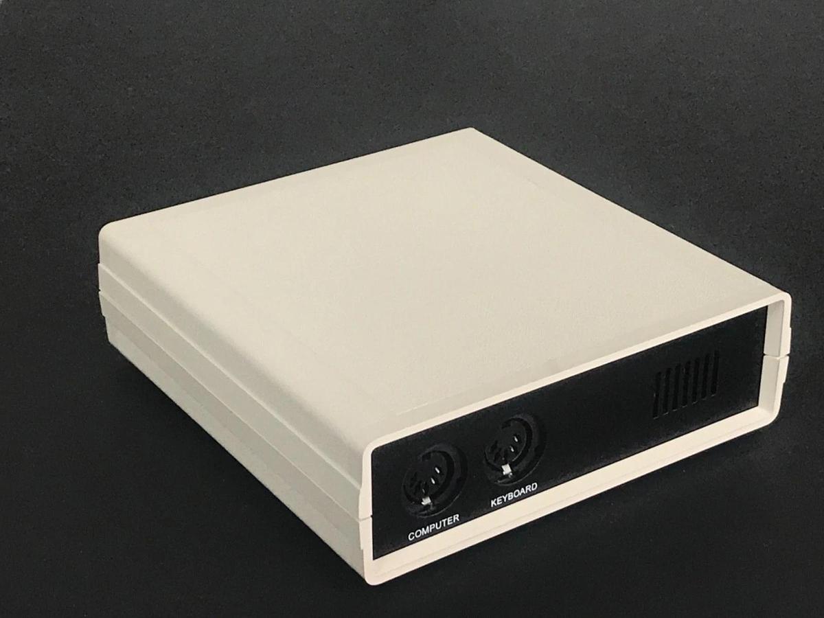 NIB AMERICAN MICROSYSTEMS 1000/1002 MICROSCANNER CARD READER W/ WAND READER