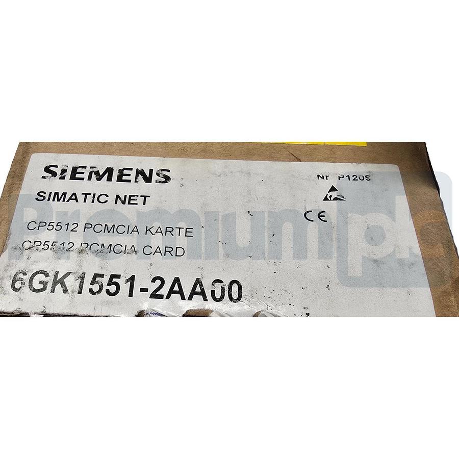 Used Siemens 6GK1551-2AA00 CP 5512 PC Card PCMCIA for PROFIBUS MPI Field Bus USPI