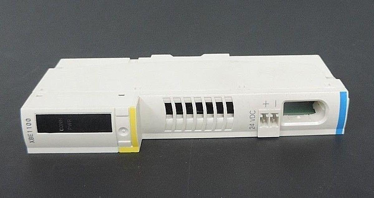 Used TELEMECANIQUE STBXBE1100 EOS EXTENSION MODULE XBE1100, PV: 01, RL: 03
