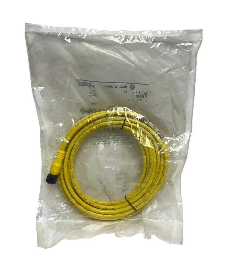 Used 5 ALLEN BRADLEY 889D-F4AC-5 /B BULLETIN 889D QD CORDSETS 4-PIN DC MICRO 5M NSFS