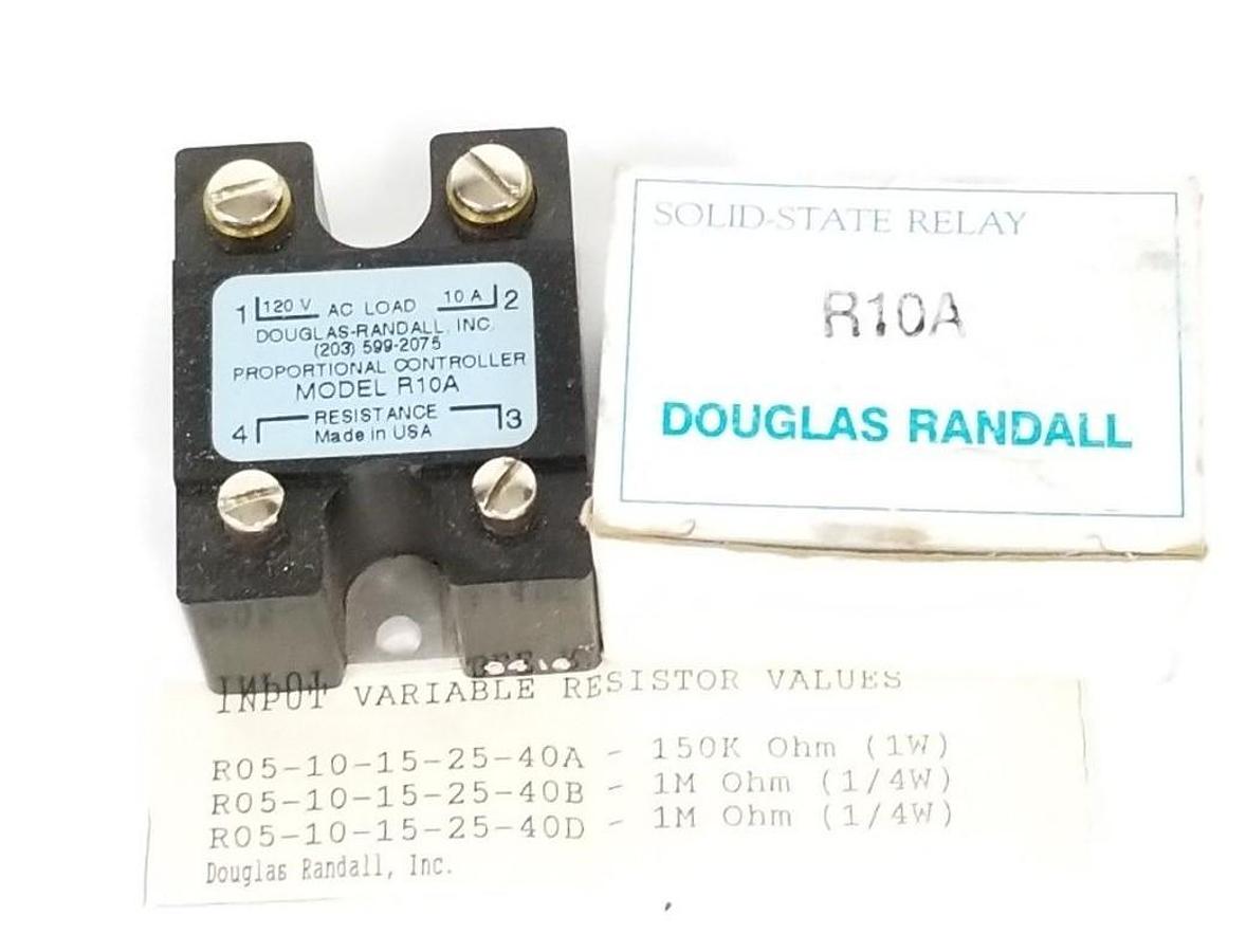 Used NIB DOUGLAS RANDALL R10A SOLID STATE RELAY