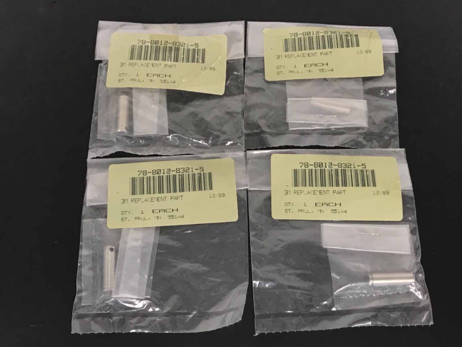 Used LOT OF 4 NEW 3M REPLACEMENT PART: 78-8012-8321-5
