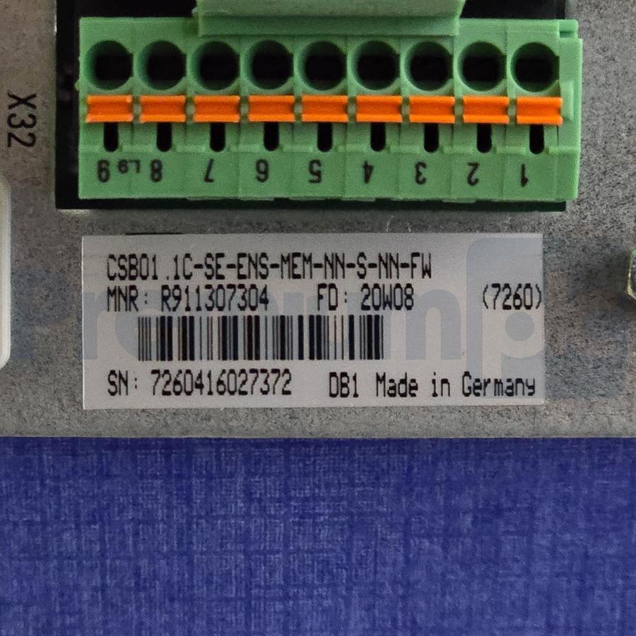 Used Rexroth CSB01.1C-SE-ENS-MEM-NN-S-NN-FW | R911307304 IndraDrive Axis Control Unit