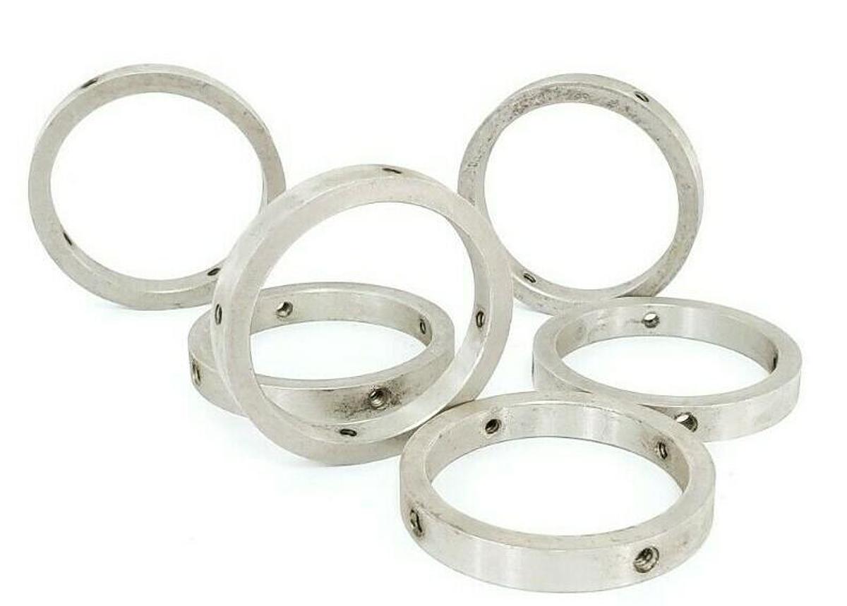 Used LOT OF 6 ZUIN INDUSTRIAL 12 RETAINING RINGS FOR #1 AWP STRAINER