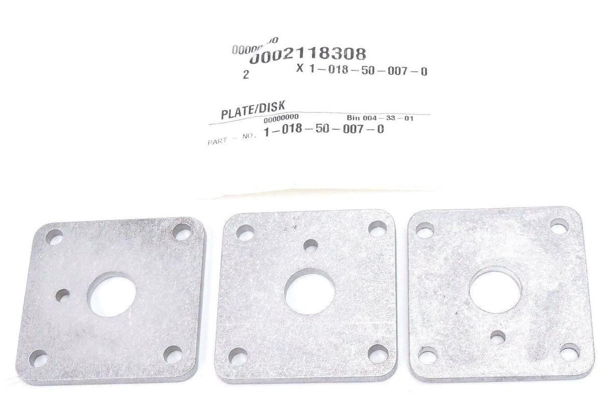LOT OF 3 NEW KRONES 1-018-50-007-0 PLATES 1018500070