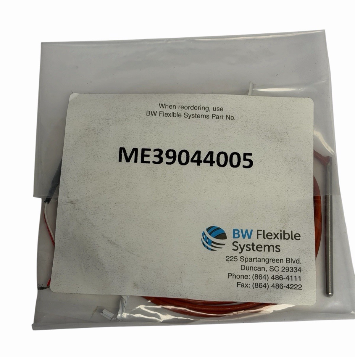 NEW BW FLEXIBLE SYSTEMS ME39044005 SANDIACRE PROBE
