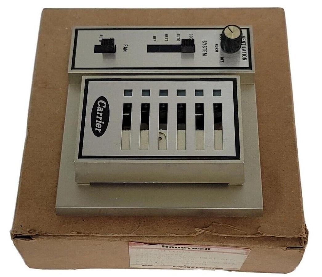 Used NIB HONEYWELL W950U1004 STATUS PANEL W/VENT SWITCH COOL AUTO HEAT OFF