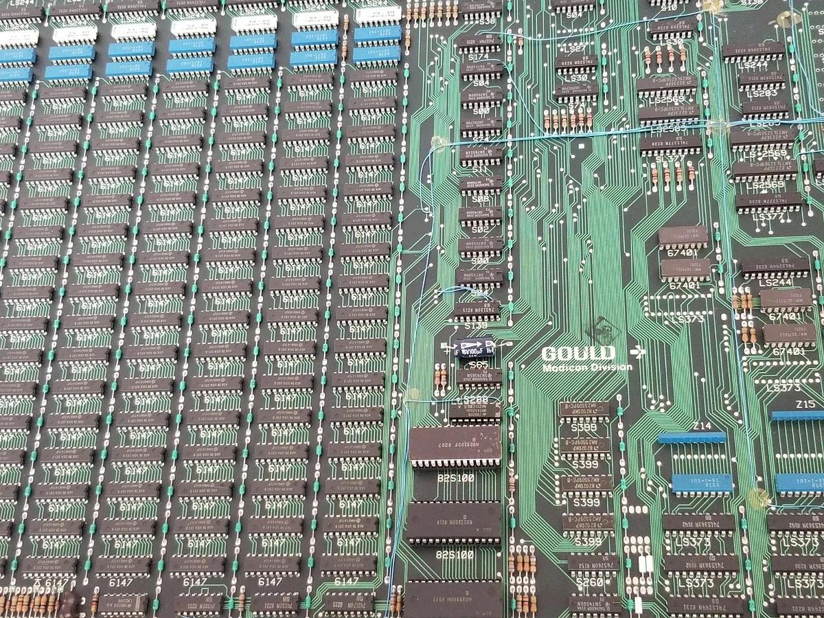 Used GOULD / MODICON AS-506P-F-32 MEMORY BOARD REV. C16 M506-000 HPC 8220 AS506PF32