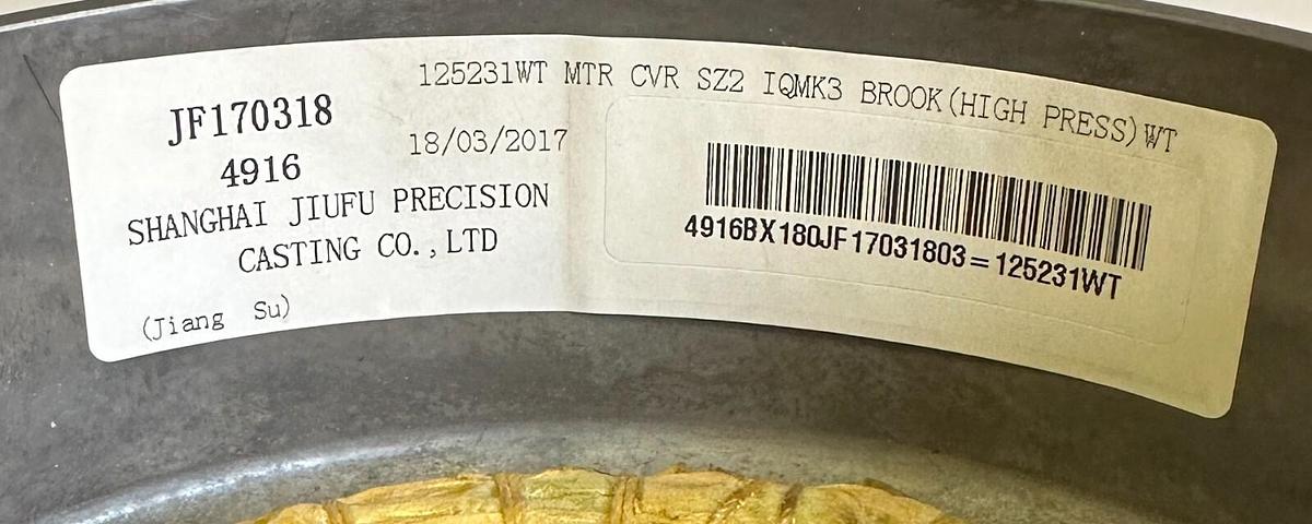 Used NEW ROTORK IQMK3 IQ3 / 1M575214 MOD5A IQ19 3-PHASE MOTOR ASSEMBLY 480V 125231WT