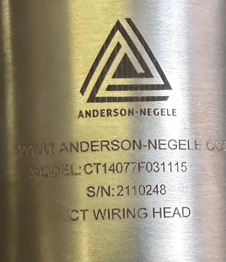 Used NEW ANDERSON NEGELE CT14077F031115 / SA510050490000 TRANSMITTER & HOUSING NNB