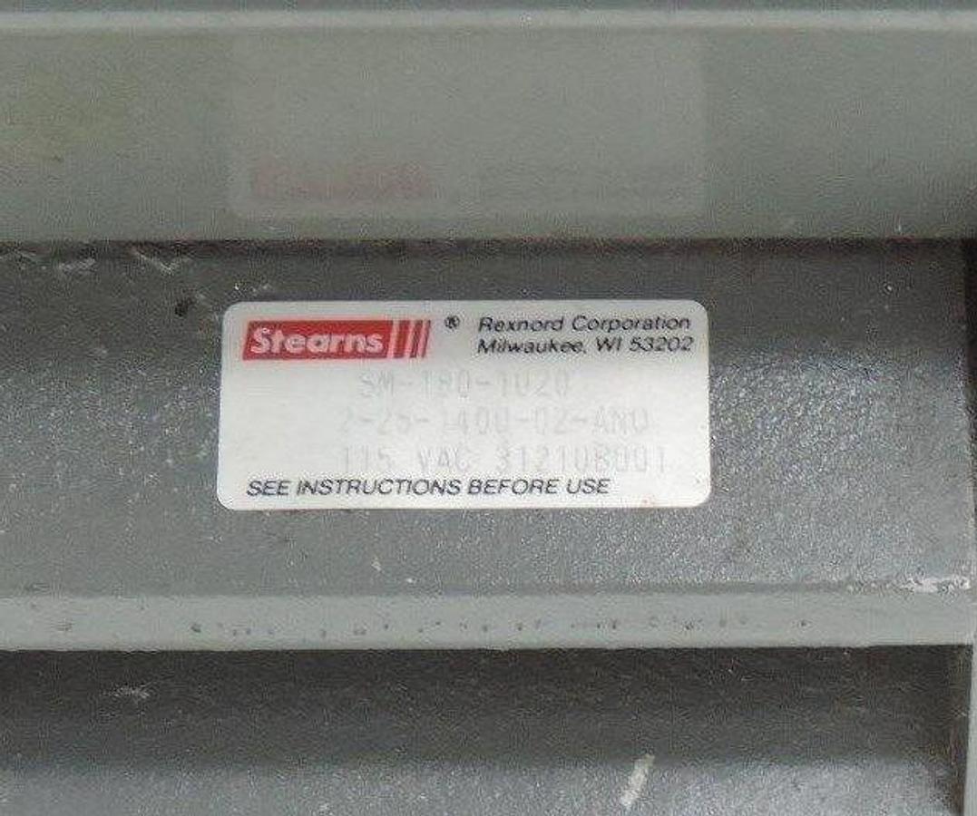 Used STEARNS REXNORD SM-180-1020 CLUTCH BRAKE 115VAC, SM1801020