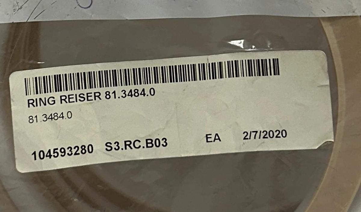 Used 5 REISER 81.3484.0 / 8134840 OEM ROTARY SHAFT SEALS 104593280 NSNP