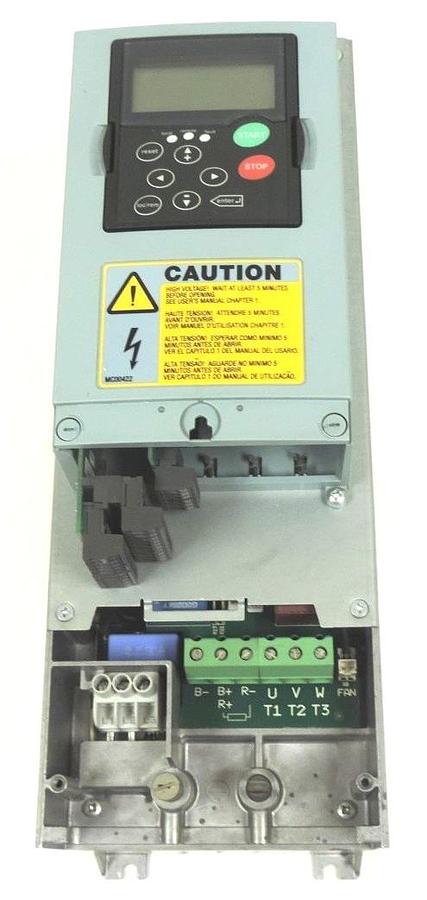 Used EATON CUTLER-HAMMER SVX007A1-4A1B1 DRIVE PU TYPE: PX0016411B CU TYPE: CVA1