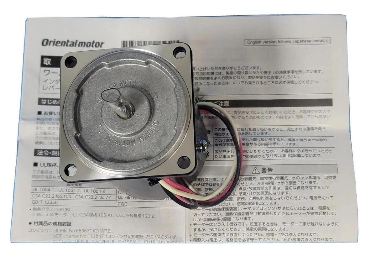 Used NIB ORIENTAL MOTOR 3RK15GN-AW2J REVERSIBLE MOTOR 3RK15GNAW2J
