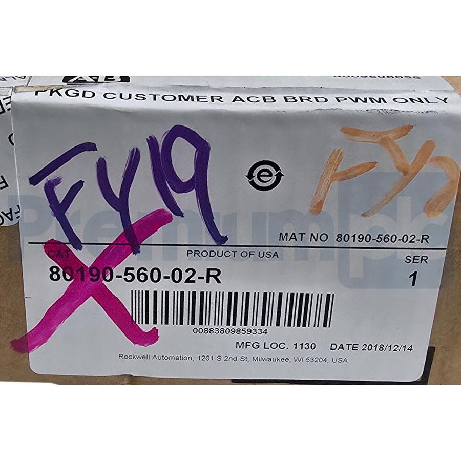 Used Allen-Bradley 80190-560-02-R /1 Analog Control Board ACB for PowerFlex 7000 NSMP