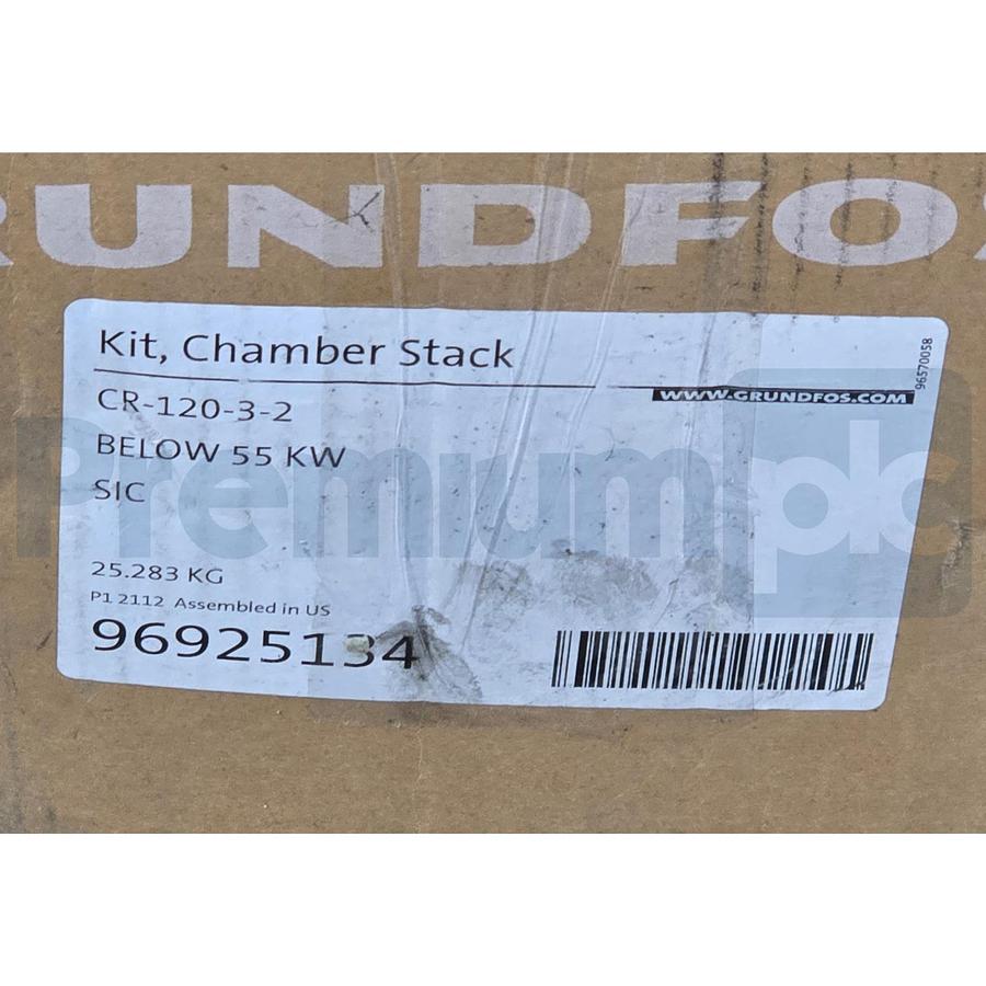 Used Grundfos 96925134 | CR-120-3-2 Chamber Stack Kit Below 55kW, SIC CR12032 NSMP