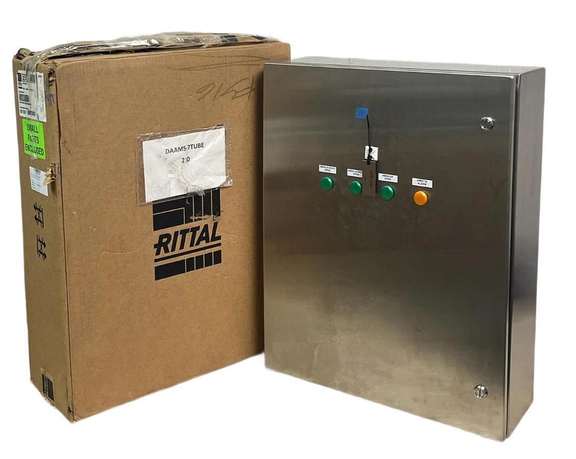 Rittal WM302408N4 304 SS NEMA 4X Enclosure w/ 7-Tube DAAMS Air Sampling Station