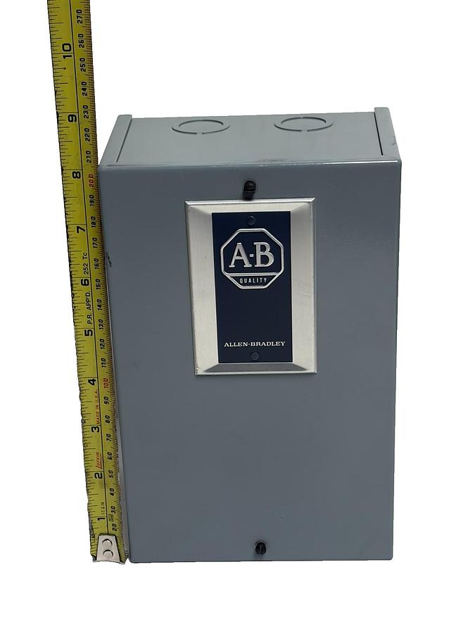 Used Allen Bradley 5-1/2" x 8" x 4" Grey Metal Junction Box Enclosure New