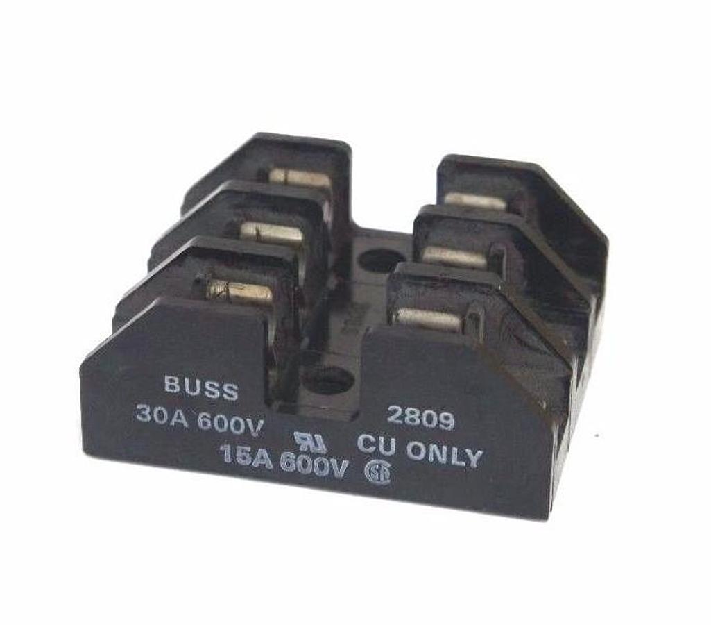 Used BUSS 2809 FUSE HOLDER 30A, 600V