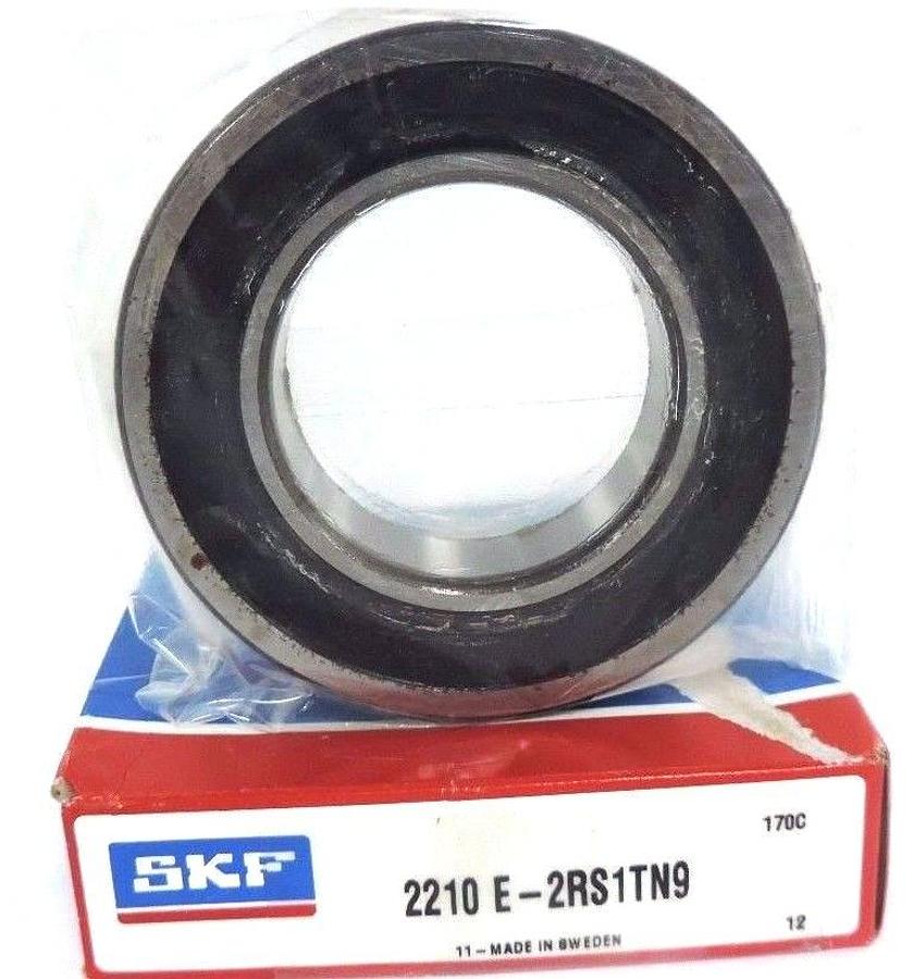 Used NIB SKF 2210-E-2RS1TN9 BALL BEARING SELF ALIGNING 50MM ID 90MM OD, 2210E2RS1TN9