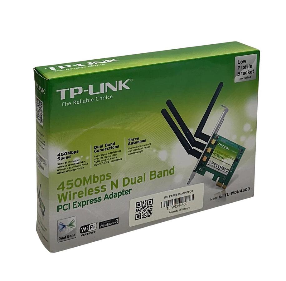 Used TP-LINK TL-WDN4800 / TLWDN4800 450Mbps WIRELESS PCI ADAPTER 0152502074 NSMP