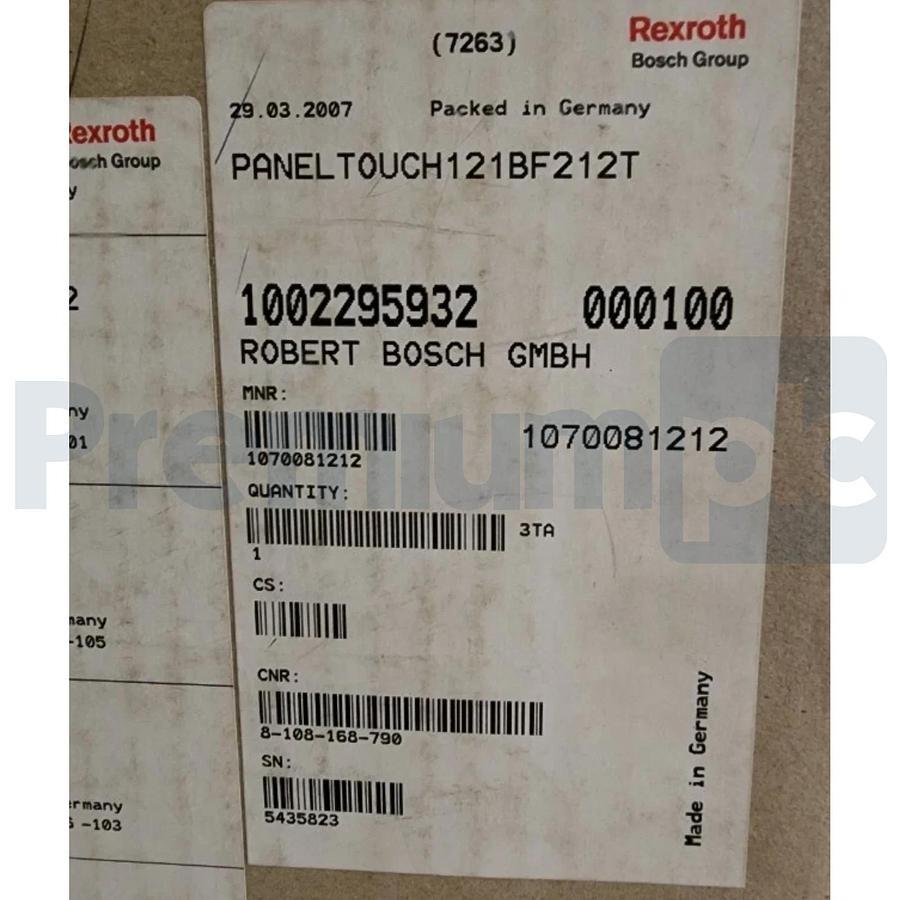 Rexroth PanelTouch121BF212T | BF212T 12.1" LCD Display TFT DC12V 1070081212 NSMP