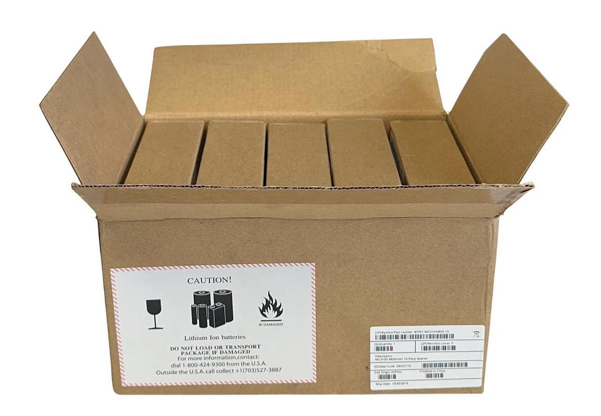 10 SYMBOL BTRY-MC31KAB02-10 / BTRY-MC31KAB02 MC3100 4800mAh BATTERIES NSMP