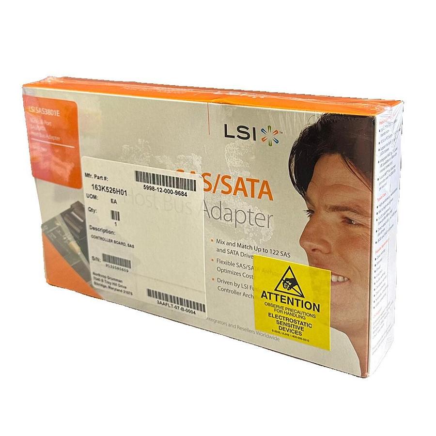 Used NEW SEALED LSI SAS3801E SAS/SATA HOST BUS ADAPTER 3Gb/s 8-PORT LSI00138