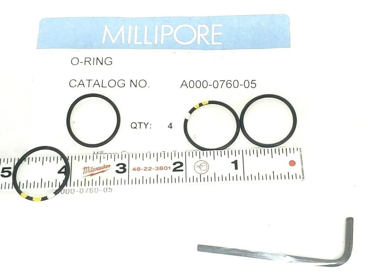 LOT OF 4 NEW MILLIPORE A000-0760-05 O-RINGS A000076005