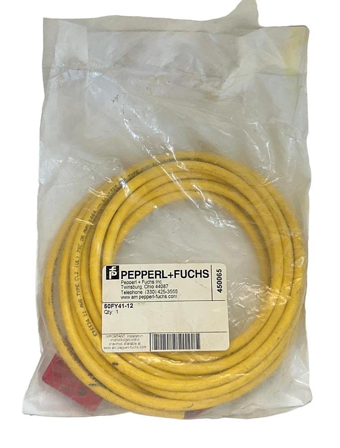Used PEPPERL+FUCHS 50FY41-12 / 450065 50FY SERIES MAGNETIC FIELD SENSOR 10-12V NSMP