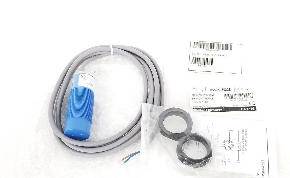 Used NEW EATON CUTLER-HAMMER E55CAL30A2E TUBULAR INDUCTIVE PROX. SENSOR SER. A1