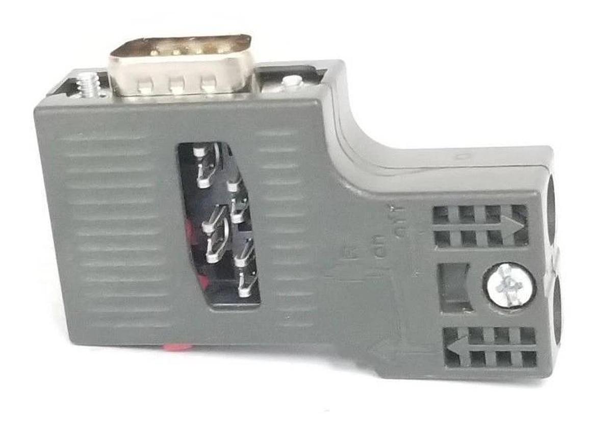 Used SIEMENS 6ES7972-0BA51-0XA0 CONNECTOR PLUG PROFIBUS 90DEGREE, 6ES79720BA510XA0