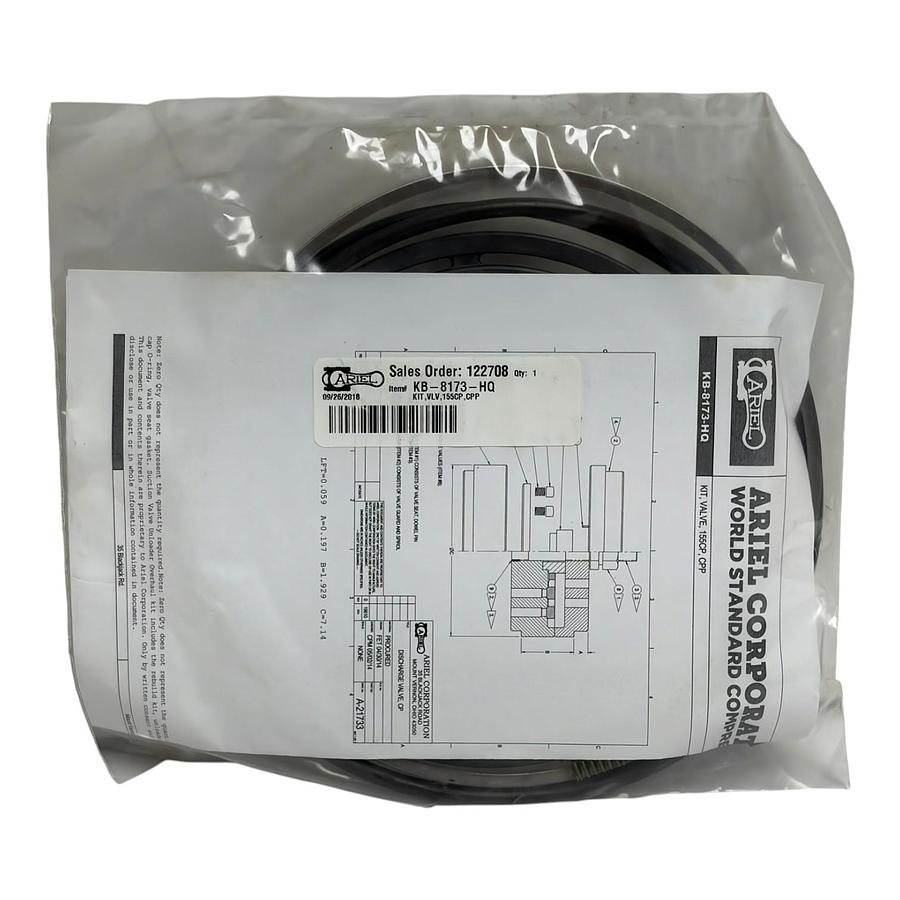 Ariel KB-8173-HQ Compressor Valve Kit 155CP CPP OEM Rebuild Kit New