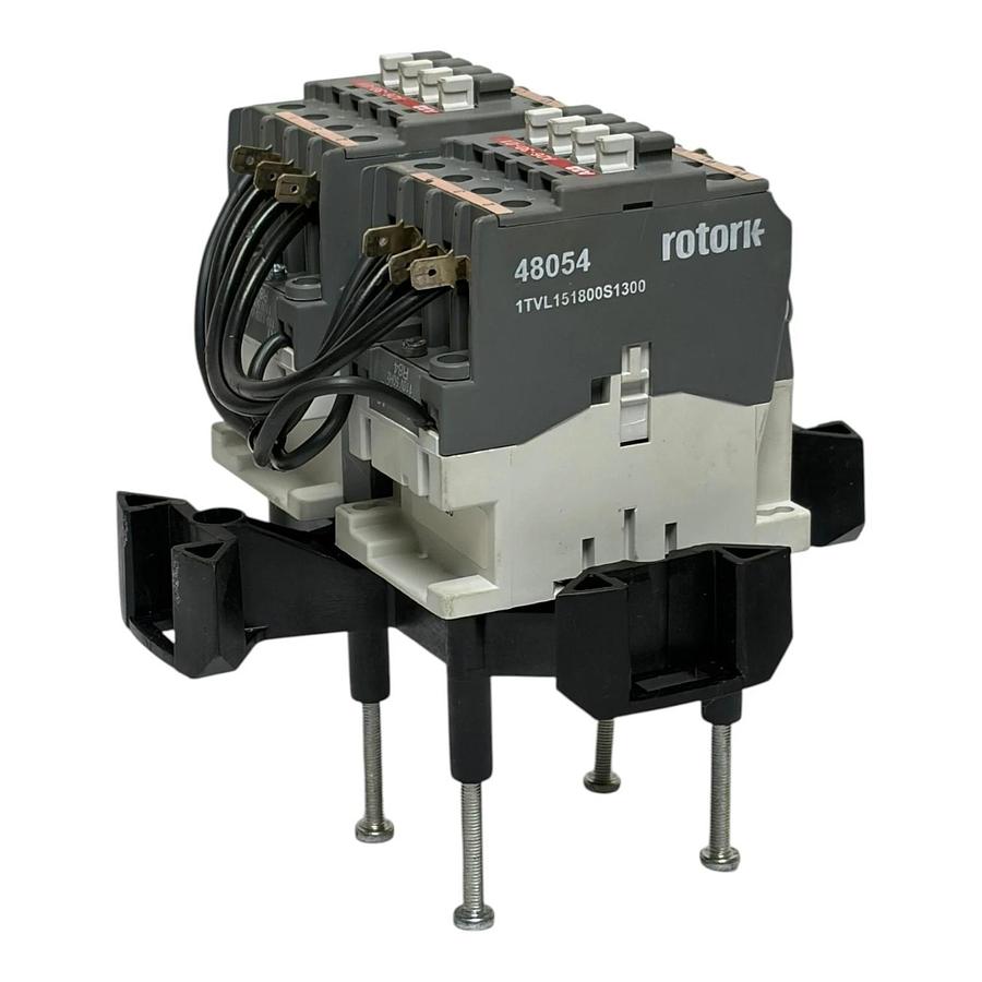 Used Rotork 48054 Reversing Contactor Assembly Dual ABB A26-30-01 Valves VM5-1