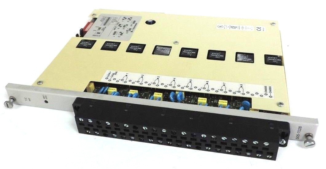 Used SIEMENS 505-7028 MODULE THERMOCOUPLE W/ WIRING HARNESS PWB2592443-0001 REV D