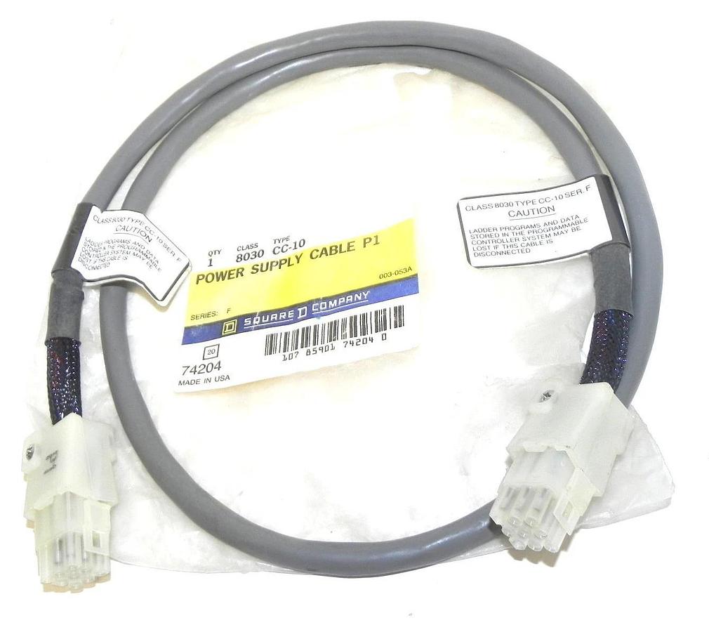 NEW SQUARE D 8030-CC-10 POWER SUPPLY CABLE P1, 8030CC10, SER. F
