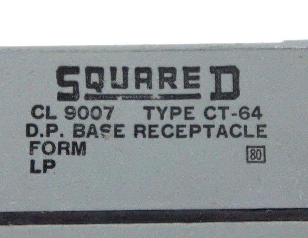 Used SQUARE D 9007-C64BW LIMIT SWITCH 900T-CT-64 RECEPTACLE 9007 TYPE E HEAD SER A