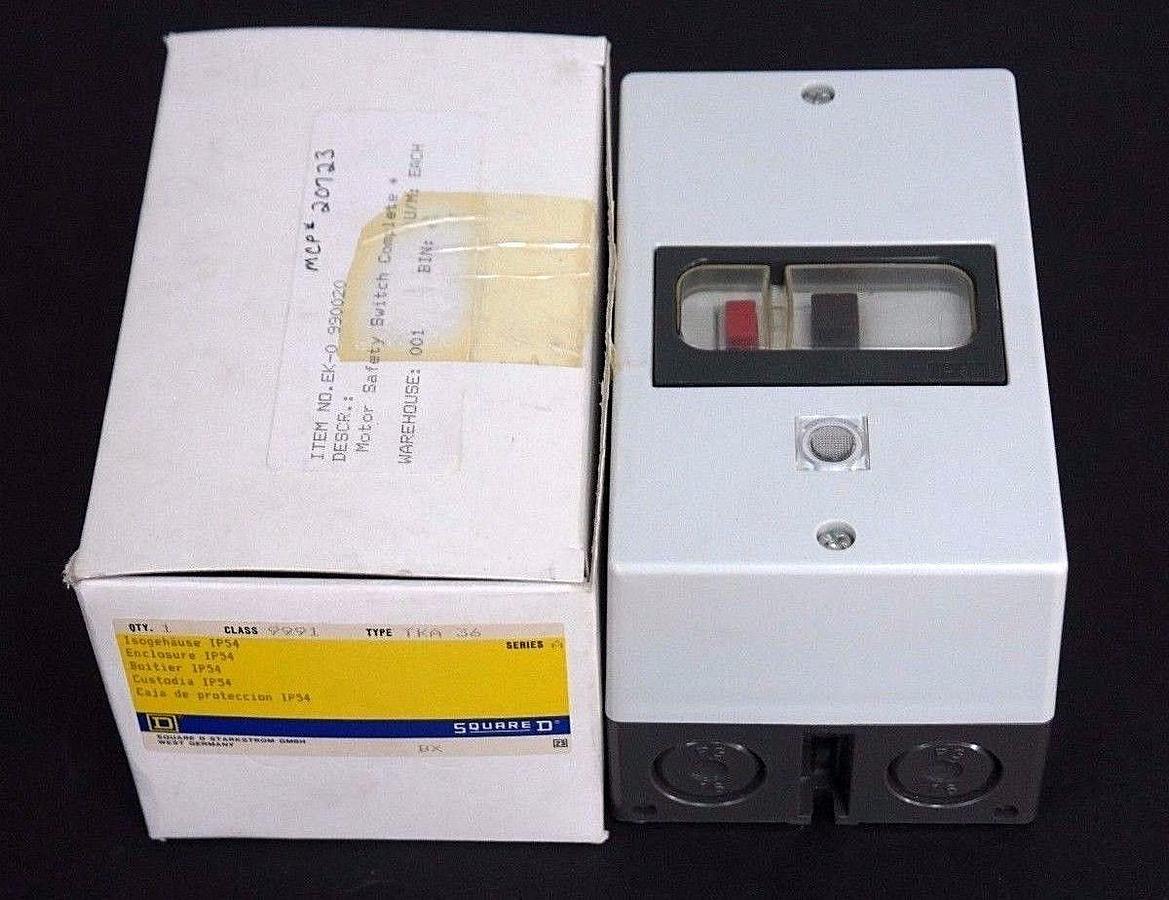 Used NIB SQUARE D CLASS: 9991 TYPE: TKA 36 SERIES: A ENCLOSURE IP54, 9991TKA36