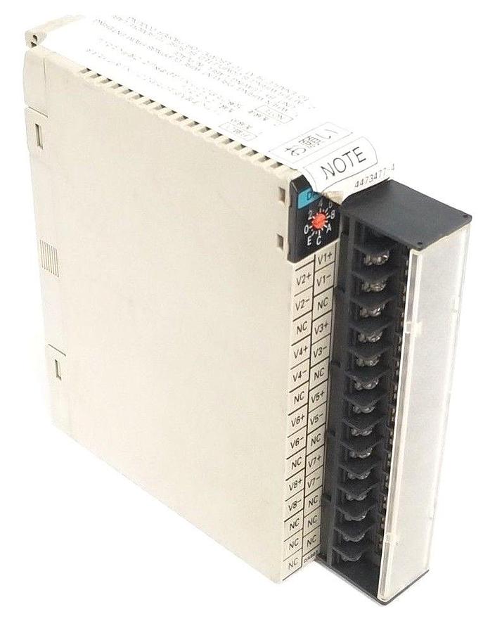 Used OMRON C200H-DA003 D/A ANALOG OUTPUT MODULE 1-5V, 0-10V, -10-+10V, 8 PORTS