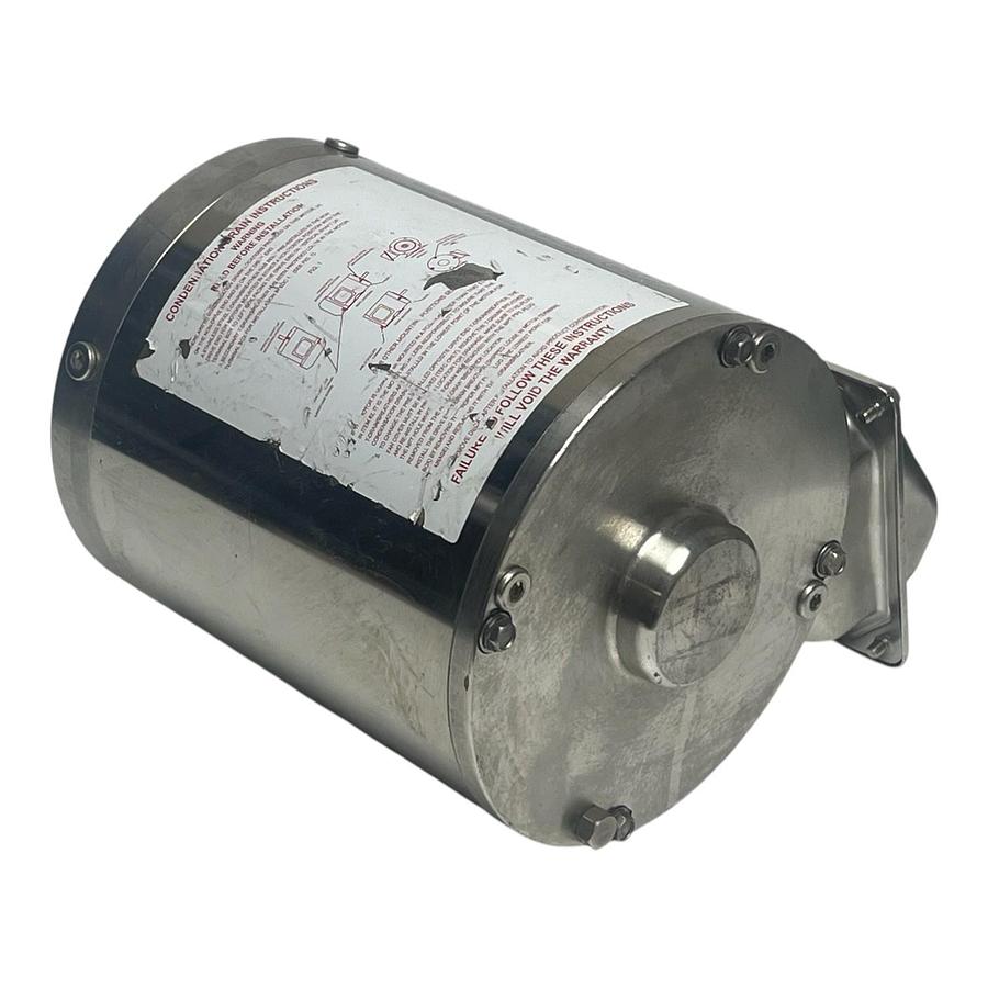 Used Sterling Electric SBY054MCA 1/2 HP Washdown Motor 3PH 230/460V 56C New Surplus