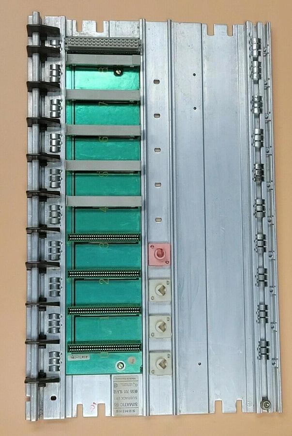 Used SIEMENS 6ES5-701-1LA12 SIMATIC S5 SUBRACK ER1, 6ES57011LA12
