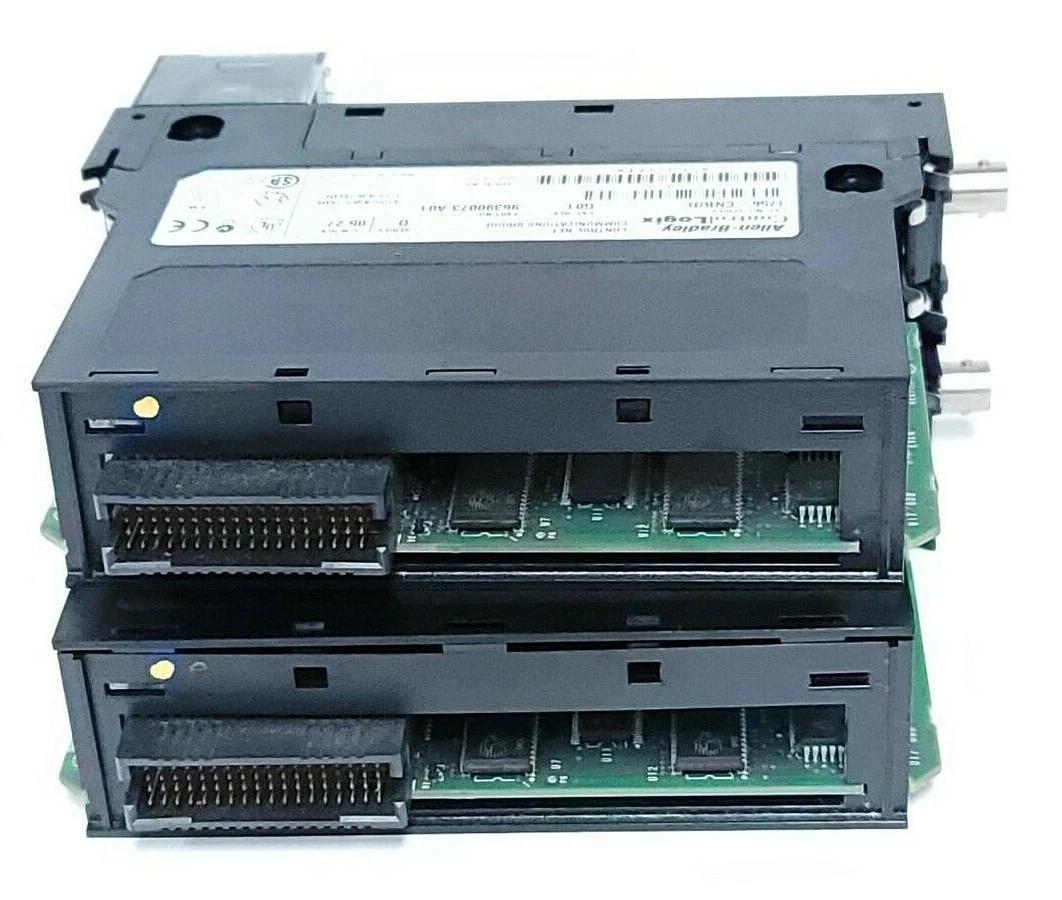 Used (2) ALLEN BRADLEY 1756-CNB/D CONTROL NET COMMUNICATIONS BRIDGES CAT. REV. G01