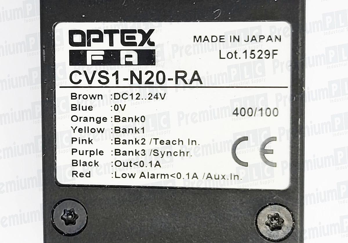 NEW OPTEX CVS1-N20-RA COLOR AREA SENSOR 20 DEGREE DETECTION ANGLE NPN CVS1N20RA