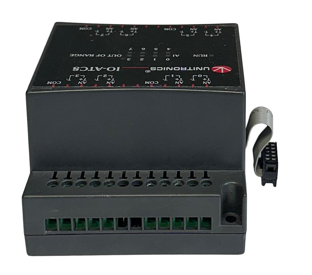 Used UNITRONICS IO-ATC8 / IOATC8 8-PT ANALOG THERMOCOUPLE INPUT MODULE 0-10V USNP