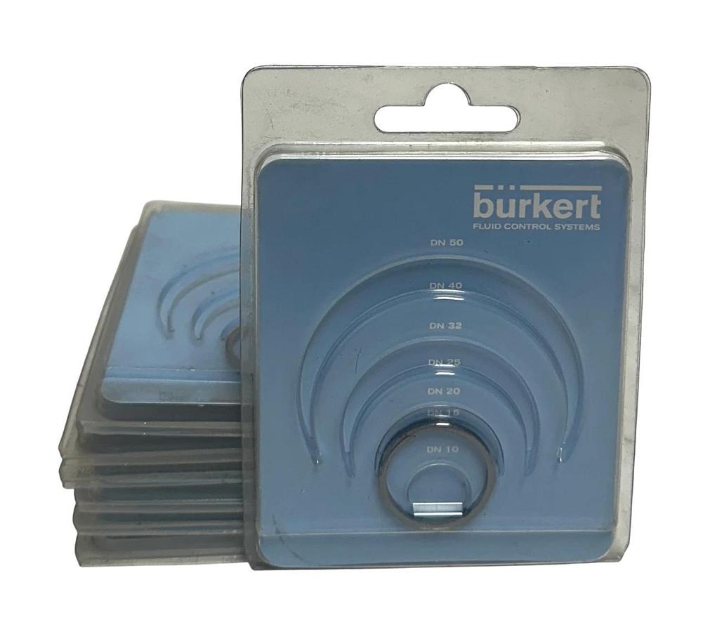 Used 7 BURKERT 641110 SEALING PACKED DN15 FOR ANGLE SEAT VALVE SEALS NSMP