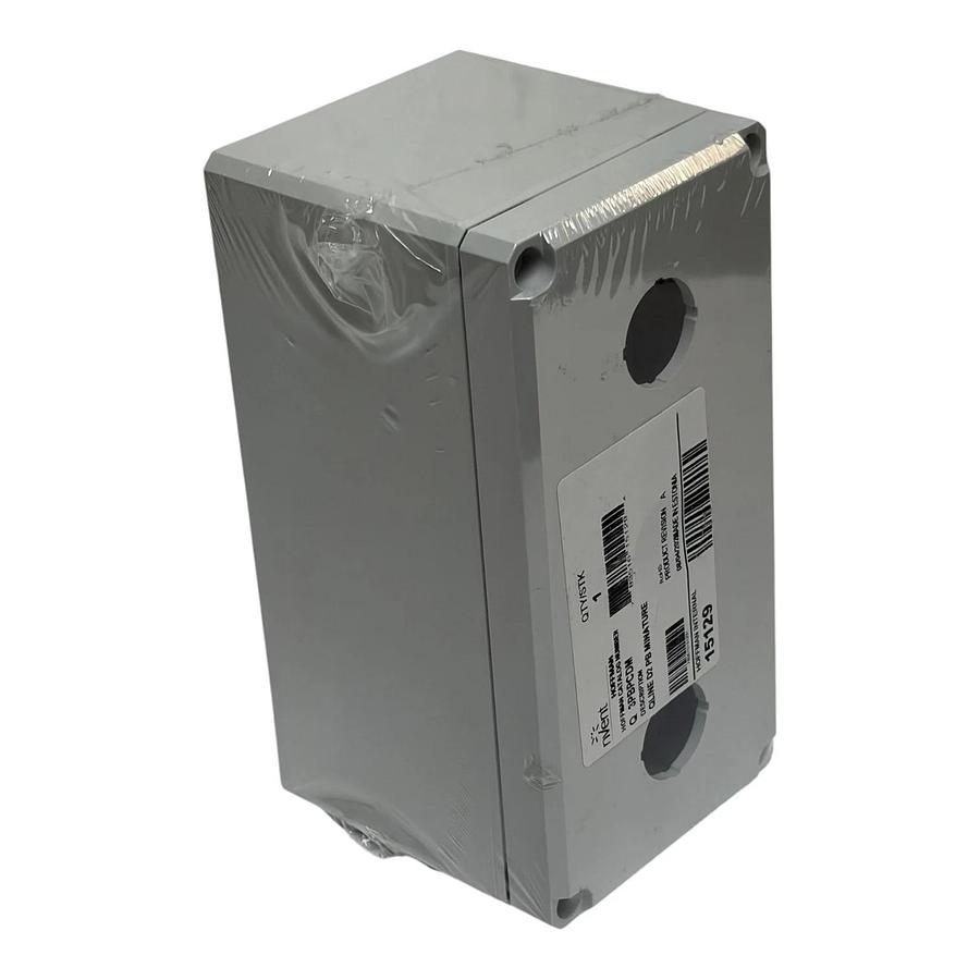 New nVent Hoffman Q3PBPCDM QLine D Polycarbonate Enclosure 3-Hole Pushbutton Box