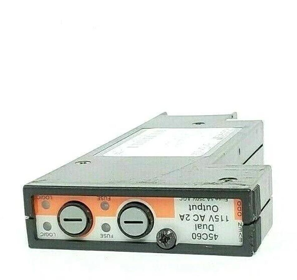 Used RELIANCE ELECTRIC 57659-A PROGRAMMABLE CONTROLLER OUTPUT MODULE 45C60