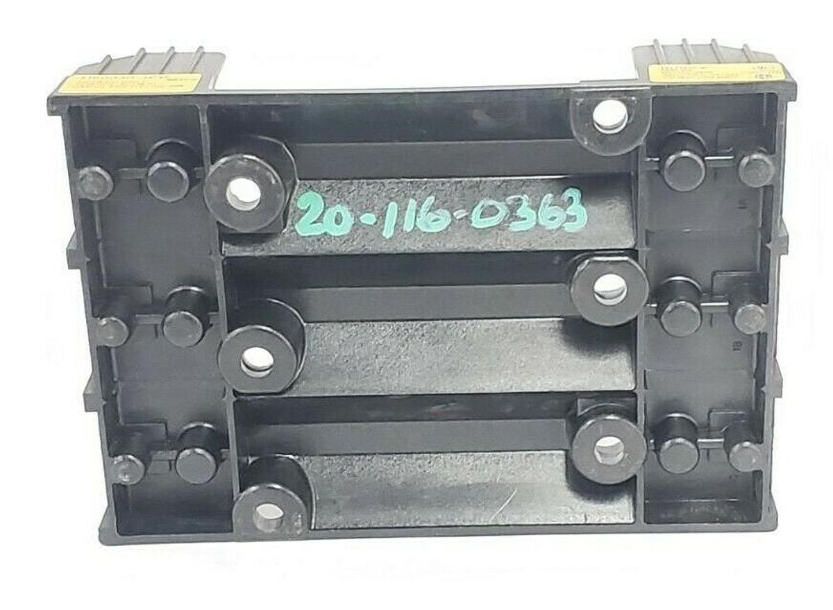 Used COOPER BUSSMANN H60030-3PR 3-POLE FUSE BLOCK 600V-30A, H600303PR