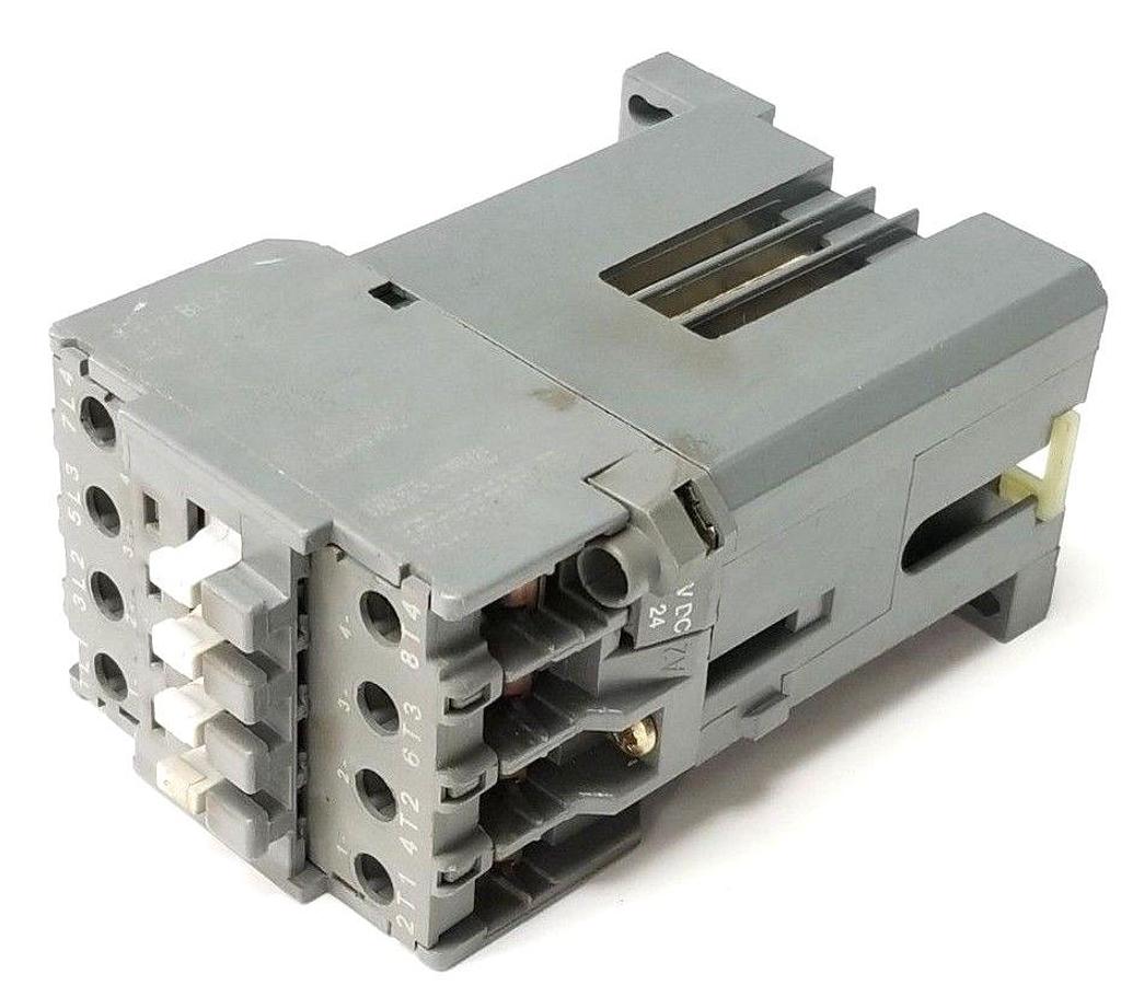 Used ABB BC25-30-10-01 CONTACTOR 40 AMP 3 POLE 1 N.O. 24VDC BC25301001